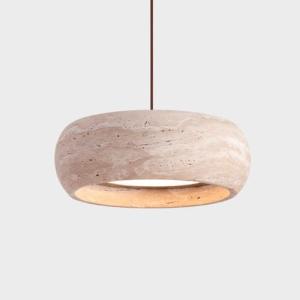 LLXDFUU Lámpara colgante LED de 18 W, estilo Wabi-Sabi, lám…