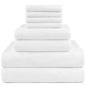 HOMEXCEL Juego de toallas de baño de 8 piezas, toallas de b…