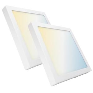 LED ATOMANT Pack 2x Plafon LED Cuadrado Superficie 30x30cm…
