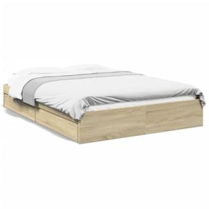 Gecheer Estructura de cama, cama, cama de matrimonio, moder…