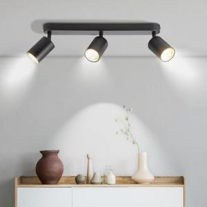 CHENBEN Focos Techo 3 Focos LED GU10 Lampara Focos Techo Or…