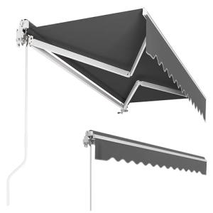 Toldo articulado Manual, 300 x 250 cm, Ajustable, protecció…