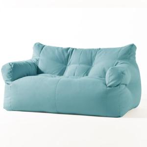 Puf azul real, sofá doble, moderno asiento perezoso para sa…