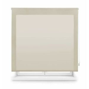 Blindecor Ara | Estor enrollable translúcido liso - Marrón…