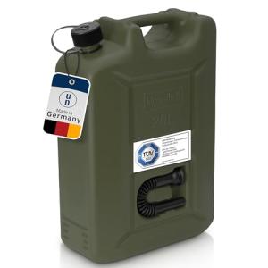 Hünersdorff 802010 Bidón para Carburante, Verde, 20 l