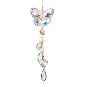 NHQZ Mariposa Atrapasoles Cristal Colgante, Decoración Colg…