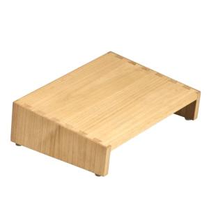 KIRIGEN Reposapiés de madera regulable en altura debajo de…