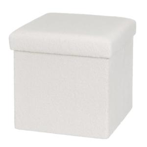 Puf arcon Plegable de MDF y Tejido en Crudo