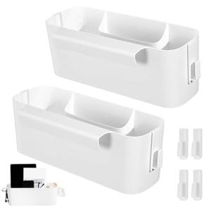 2 Pack Organizador de Cama Suspendido con 2 Ganchos Extraíb…