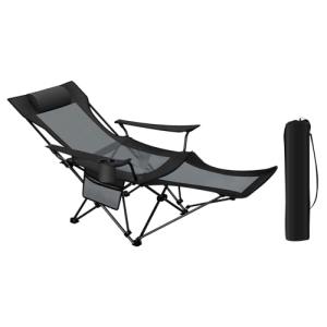 WOLTU Silla Camping, Tumbona Plegable, Silla Reclinable Res…