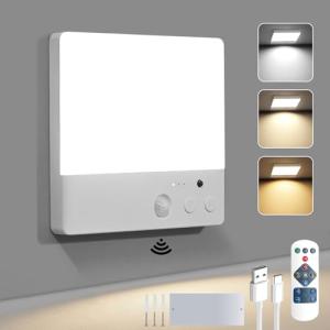 Recargable Lámpara de techo con Sensor de Movimiento, Lámpa…