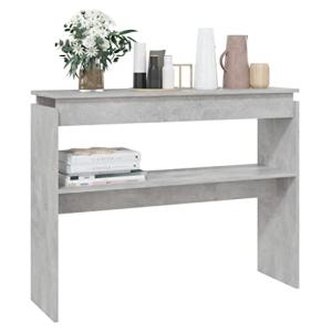 Moderna mesa consola minimalista de 2 niveles con estante d…
