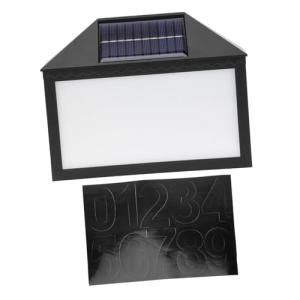 Hemobllo Lámpara Solar para Números de Puerta LED con Carga…