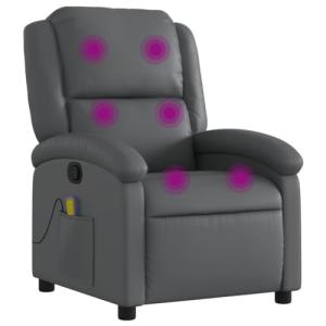 vidaXL Sillón de Masaje Reclinable, Silla con Respaldo Repo…