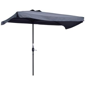 Outsunny Sombrilla Rectangular 230x130x249 cm Parasol para…