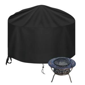 Raweao Cubierta para Fogatas Impermeable Redonda Funda para…