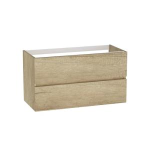 Baikal Modular Mueble de Baño de 2 Cajones, Suspendido en P…