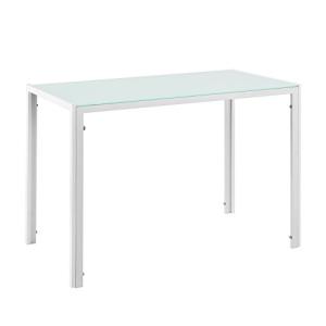 [en.casa] Mesa de Comedor Elegante con Tablero de Vidrio 10…