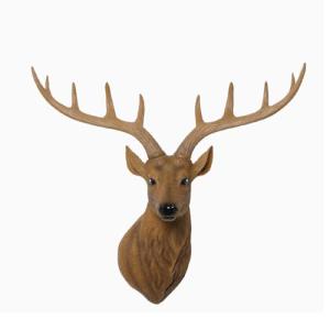 Decoración De Pared Esculturas De Cabeza De Venado Cabeza D…