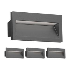 ledscom.de 4 LED aplique empotrable NOLA, downlight para ex…