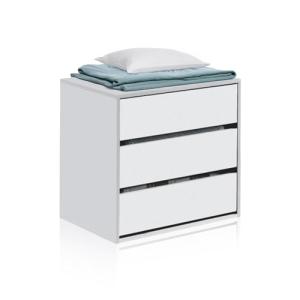duehome | Cajonera Armario, Cómoda con Tres cajones, Modelo…