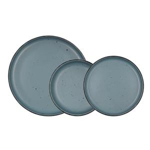 QUID MARINA - Vajilla Ceramica 12 Piezas -4 Personas