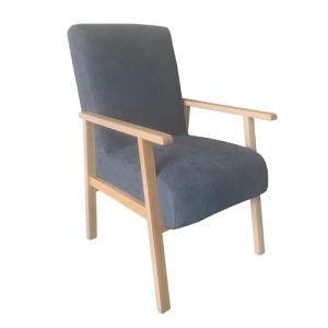 Sueña y Descansa Sillón Acolchado con Brazos de Madera Barn…