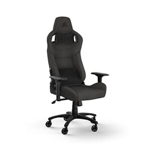 Corsair T3 Sillas de Gamer, Tela, Gris Oscuro, Talla única