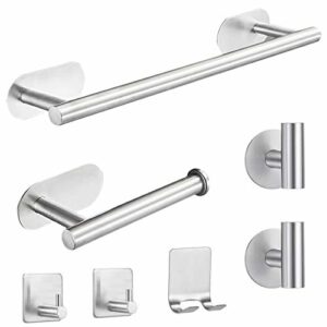 Laimew Juego de Toallero de Baño, 7 PCS sin Taladro, Acceso…