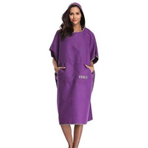 FLYILY Toalla de Microfibra para Poncho de Surf con Capucha…