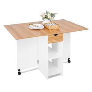 Mondeer Mesa de Comedor Plegable, Mesa de Cocina Plegable c…