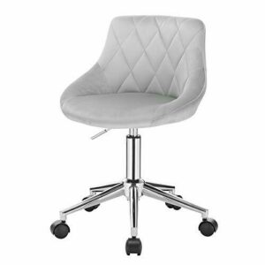 EUGAD Silla de Escritorio con Ruedas Taburete de Oficina Si…