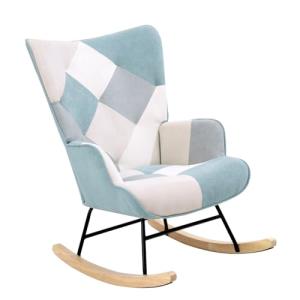 Brigros WeHome - Silla Mecedora Acolchada con reposabrazos,…