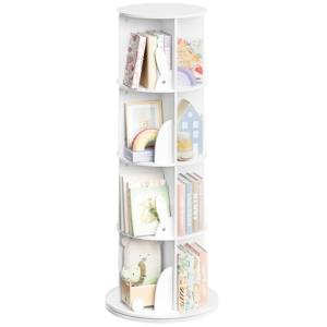 WOLTU Estantería Libros, Libreria Giratoria 4 Niveles, Esta…
