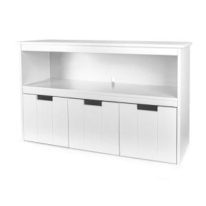 leomark Commode DECORIA Blanche Caja de Almacenamiento para…