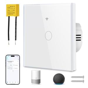 Ainiv 1 Gang Interruptor Pared WIFI, Interruptor Tactil Int…