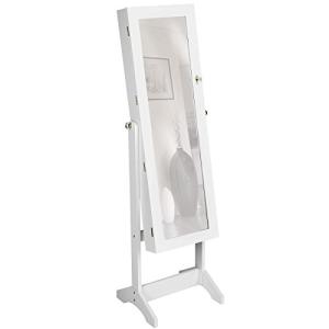 TecTake Espejo joyero espejo guarda joyas organizador espej…