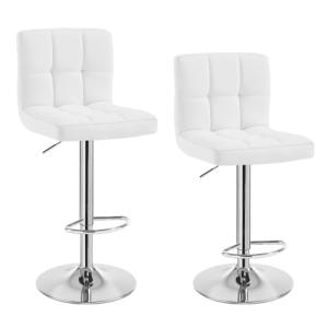 WOLTU 2X Taburete de Bar Silla de Bar Cuero Sintético Muebl…