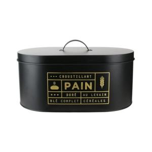 LA BOITE A CMBT6671 Caja Pan/PANERA Metal Pain, Noir-doré,…