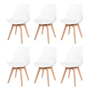 EGGREE Pack de 6 Sillas de Oficina Giratoria, con Las piern…
