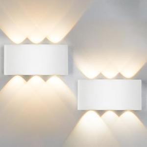 Gebiuhoo 2 Piezas Apliques de Pared Interior LED 6W Lámpara…