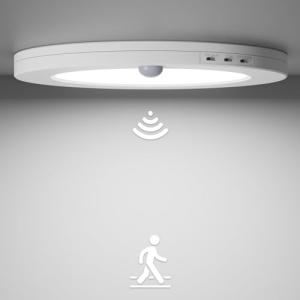 Klighten 2 Piezas LED Lámpara de Techo 20W con Sensor de Mo…