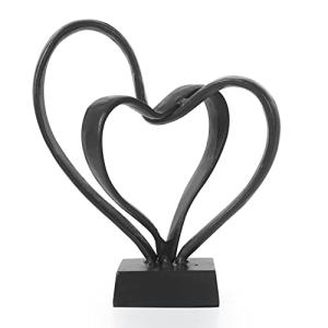 Aoneky Figura de Doble Corazón - Estatua Decorativa Moderna…
