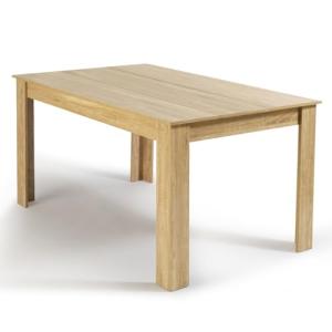 IDMarket – Mesa de comedor rectangular Georgia 6 personas i…
