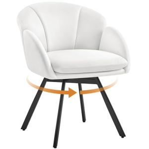 Yaheetech Silla Oficina Giratoria 360°, Sillón Escritorio e…