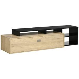 HOMCOM Mueble TV Banco TV Soporte TV para TV de hasta 65 pu…