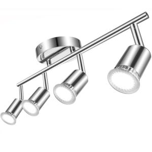 Aigostar Lámpara de Techo LED Focos， Plafón con Focos GU10…
