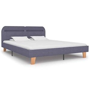 MOONAIRY Estructura de Cama con LED, Somier, Sofá Cama, Mue…