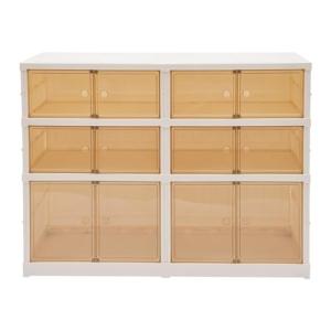 Juego de 12 cajas de zapatos apilables, caja de almacenamie…