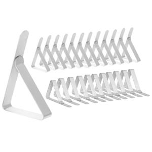Flearitzo Pinzas para Mantel 24 Clips para Mantel de Acero…